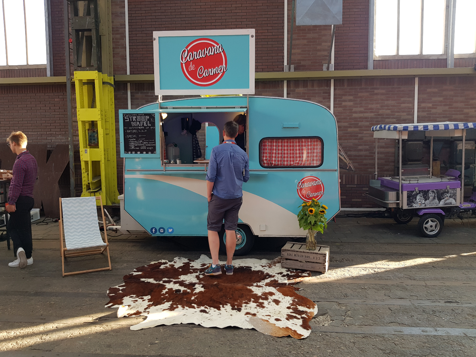 Stroopwafel stand at conference