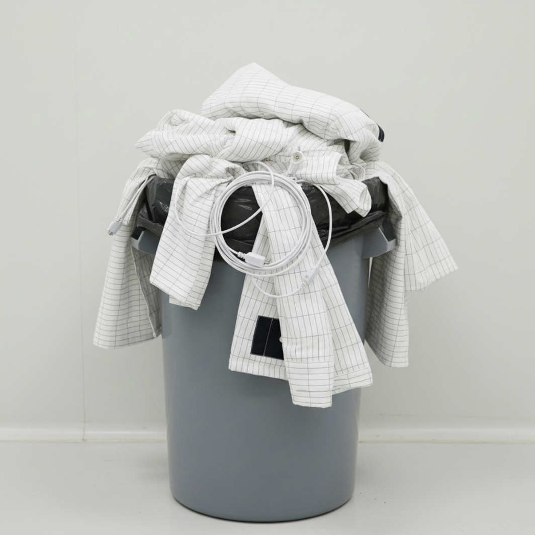 Failed grounding sheets in laundry basket