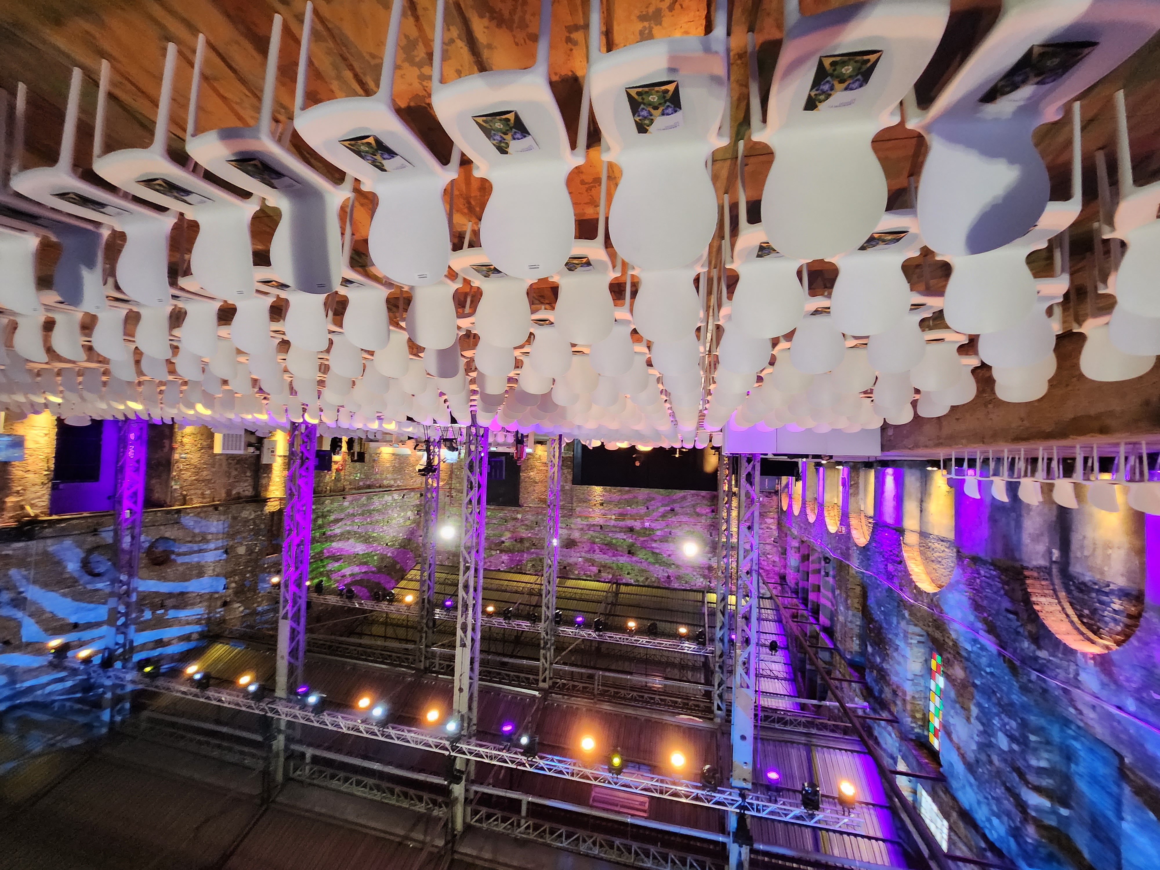 Conference venue setup